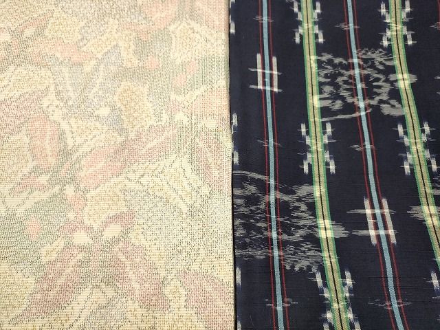 平和屋本店□紬 お召 まとめて100点 蝶 花柄 など 着用可能多数 未使用