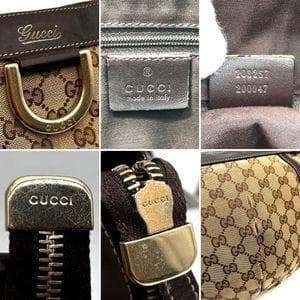 正規品 GUCCI グッチ アビー ショルダーバッグ 203257 GG キャンバス