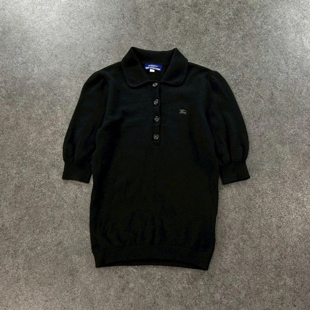 BURBERRY BLUE LABEL Burberry Blue Label Short Sleeve Knit Polo