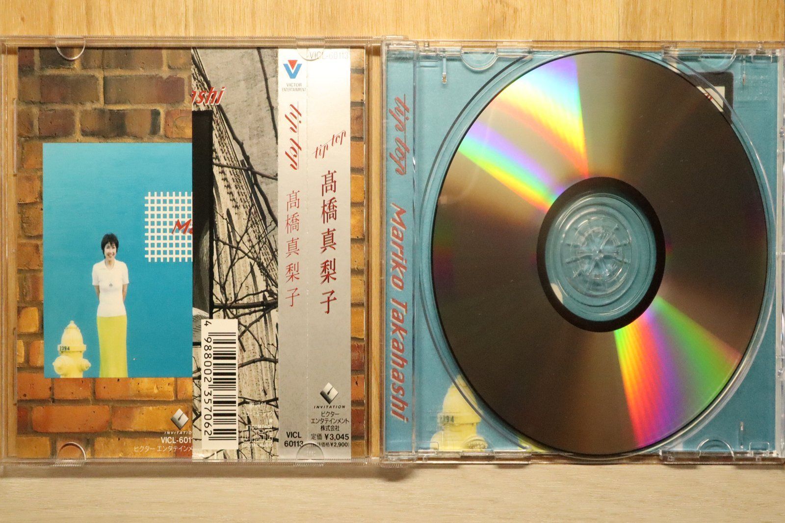 国内盤CD☆高橋真梨子/Mariko Takahashi□ tip top 【VICL60113