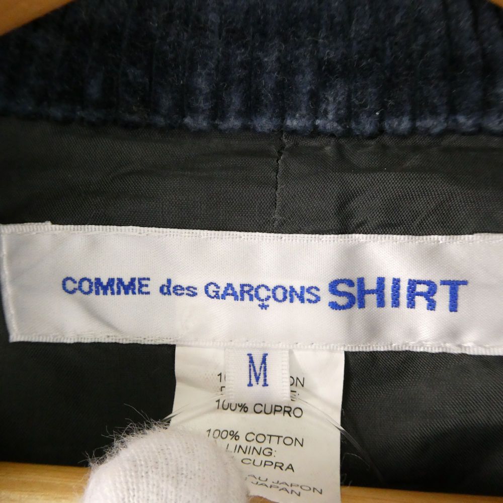 美品 COMME des GARCONS SHIRT コムデギャルソン CORDUROY PLAIN