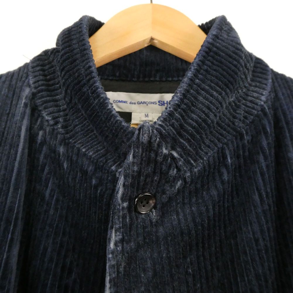 美品 COMME des GARCONS SHIRT コムデギャルソン CORDUROY PLAIN