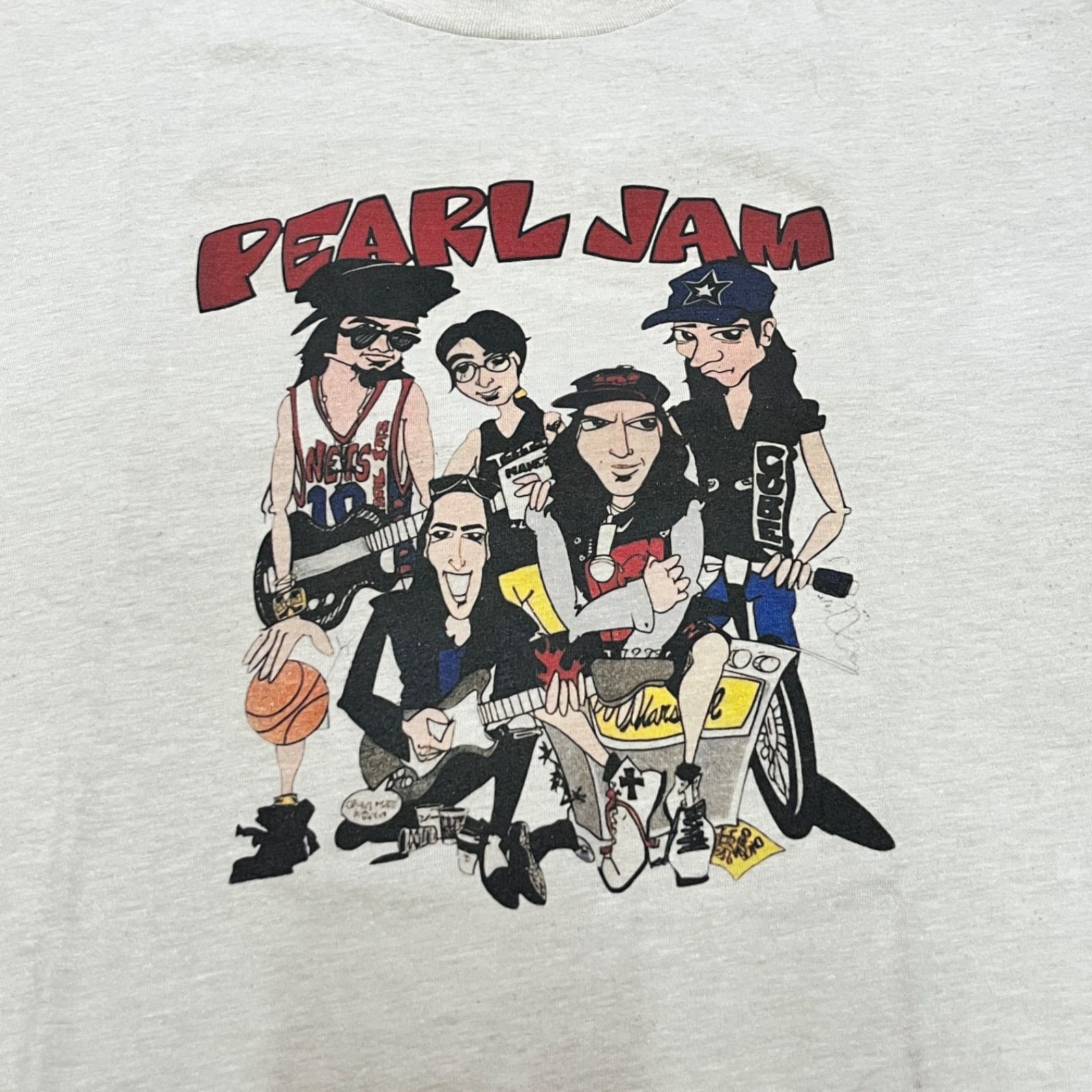 希少】USA古着 PEARL JAM パールジャム バンドTシャツ キャラクター 
