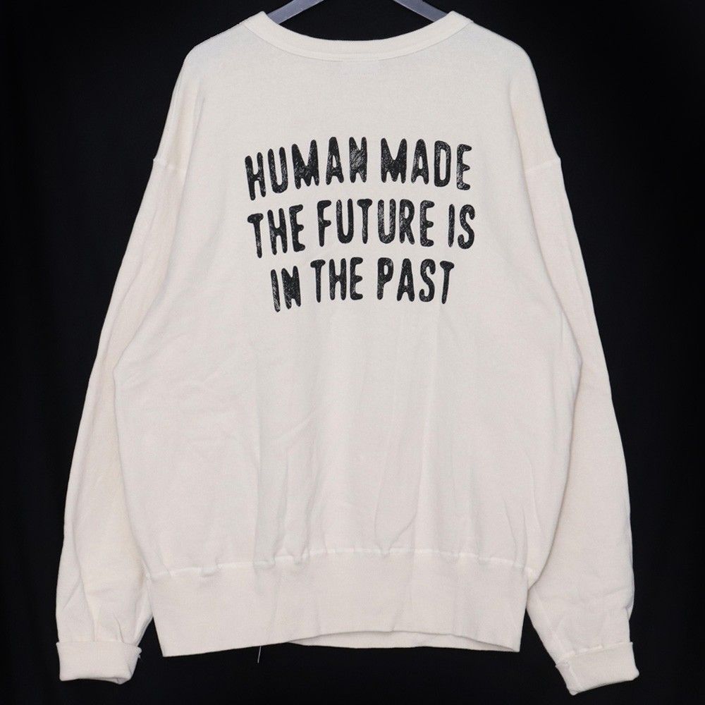 HUMAN MADE TSURIAMI SWEATSHIRT XLサイズ アイボリー HM30CS043 