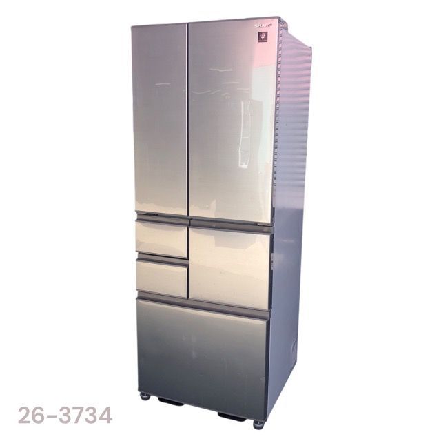 26-3734 【中古】シャープ 502L 冷凍冷蔵庫 SJ-F502F-S 2022年製 SHARP 