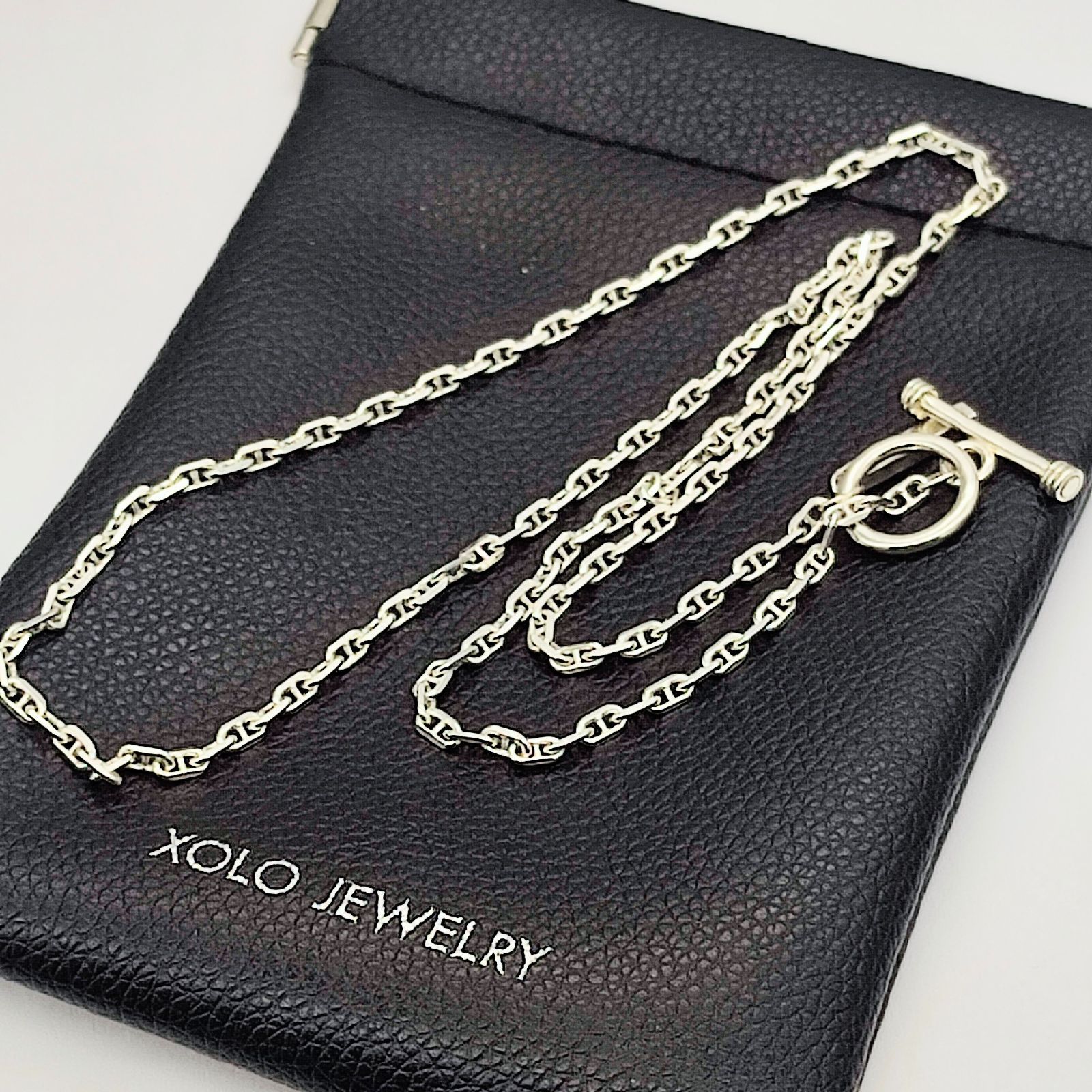 美品】XOLO JEWELRY ショロ Solid Anchor Link Necklace アンカー