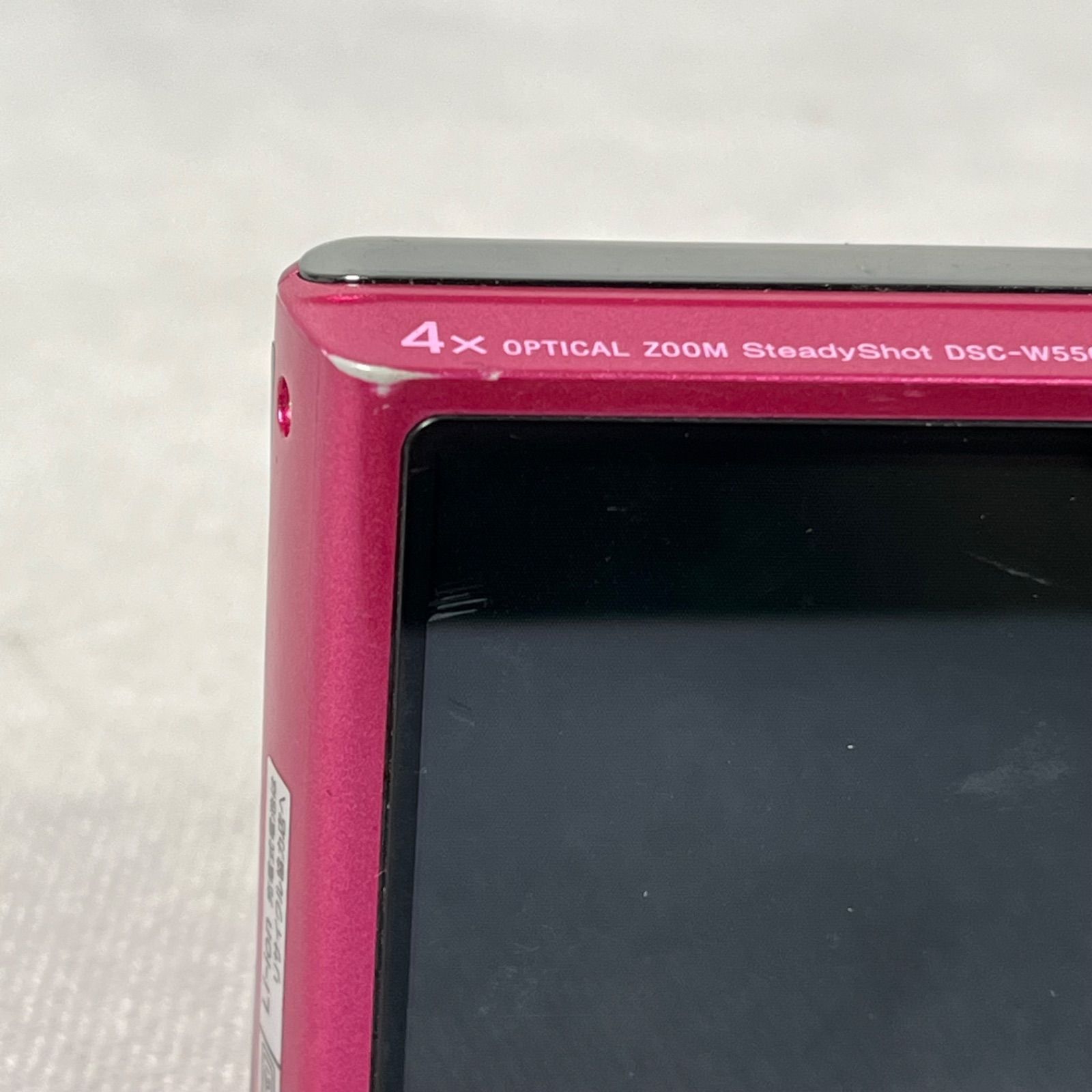 管2603-323】SONY ソニー Cyber-shot DSC-W550 ピンク コンパクト 