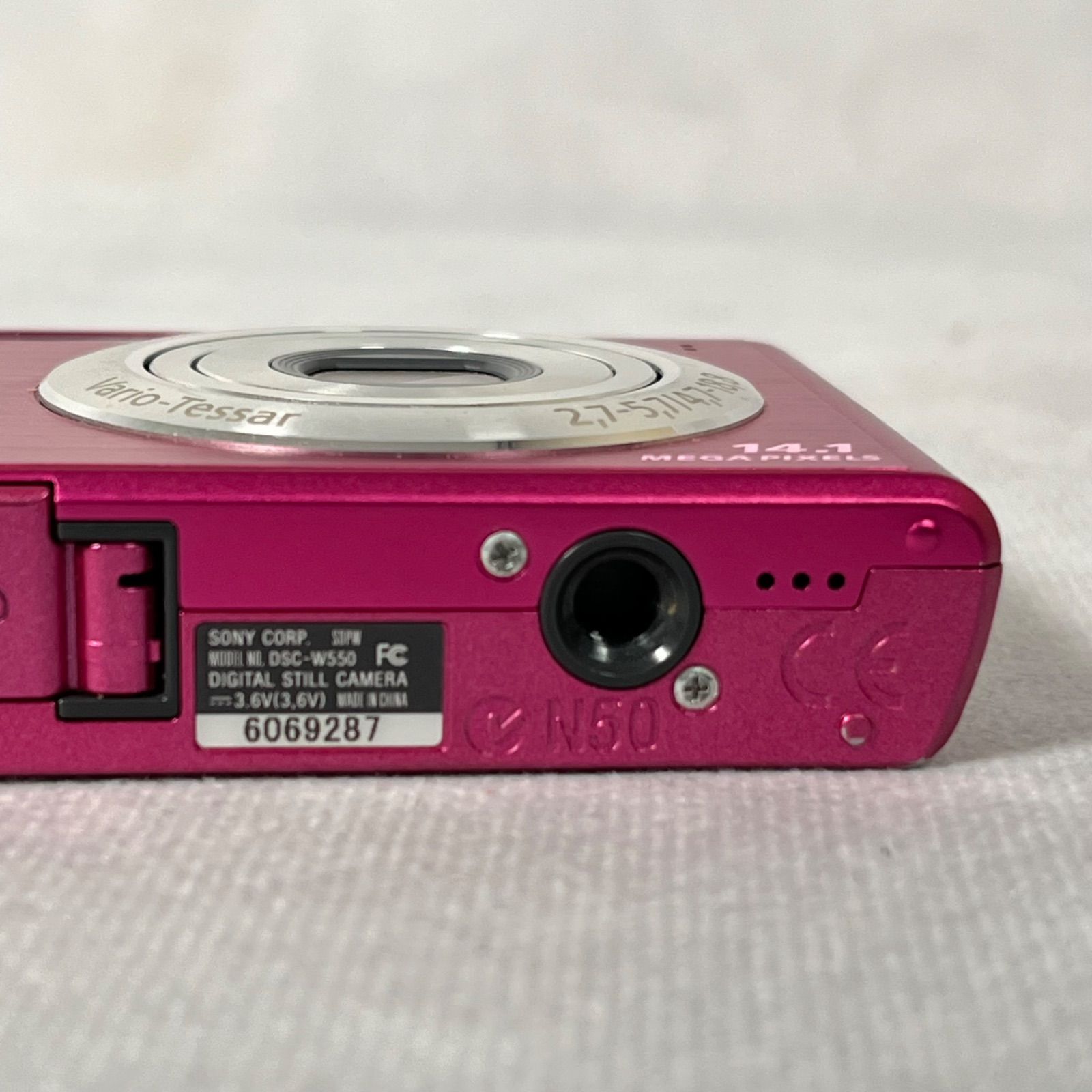 管2603-323】SONY ソニー Cyber-shot DSC-W550 ピンク コンパクト 