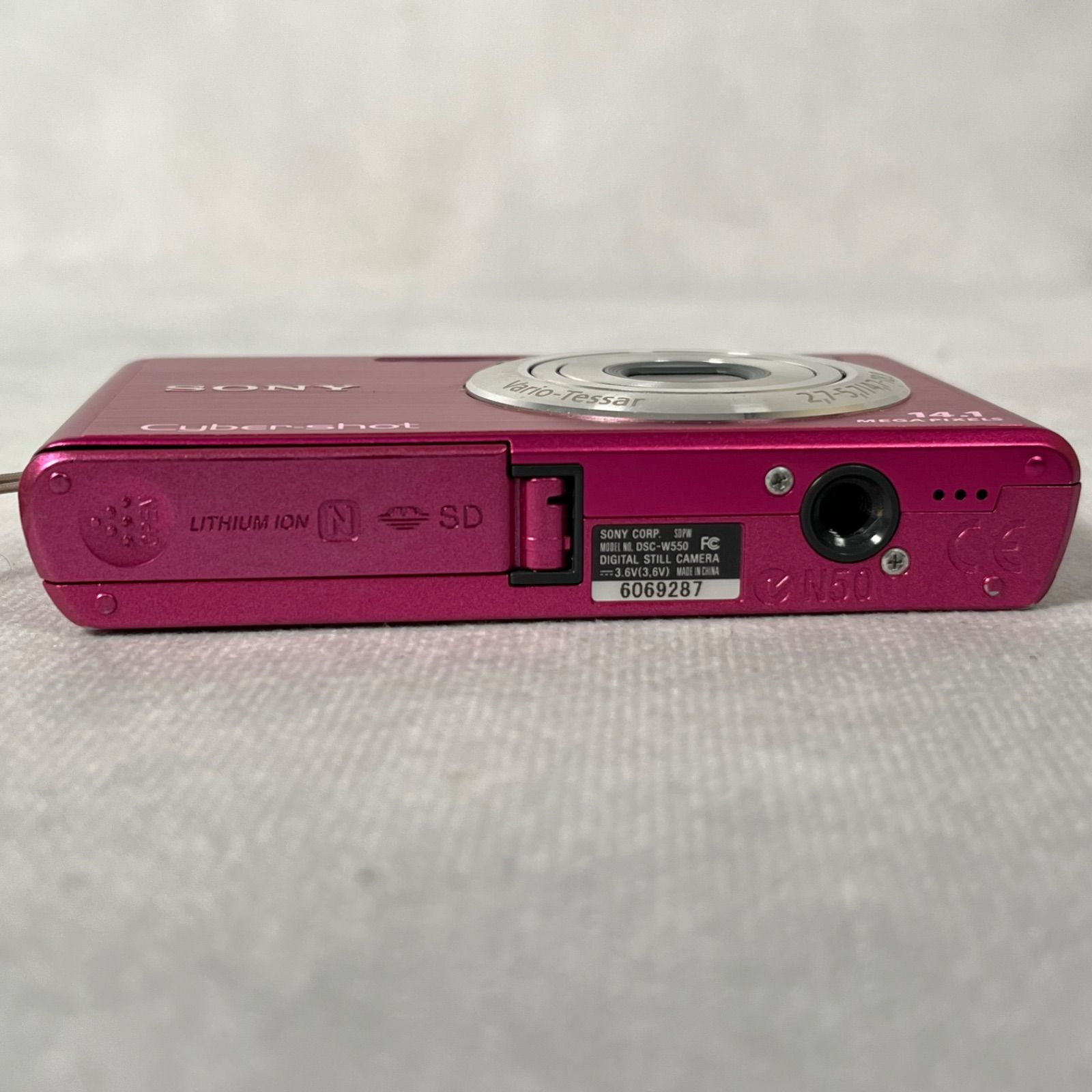 管2603-323】SONY ソニー Cyber-shot DSC-W550 ピンク コンパクト 