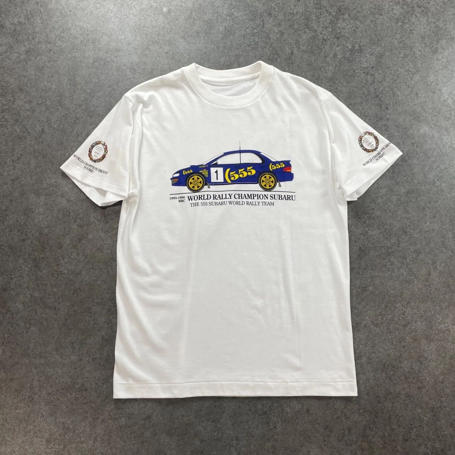 90s Vintage SUBARU 1995-1996 WRC World Rally Team スバル 555 