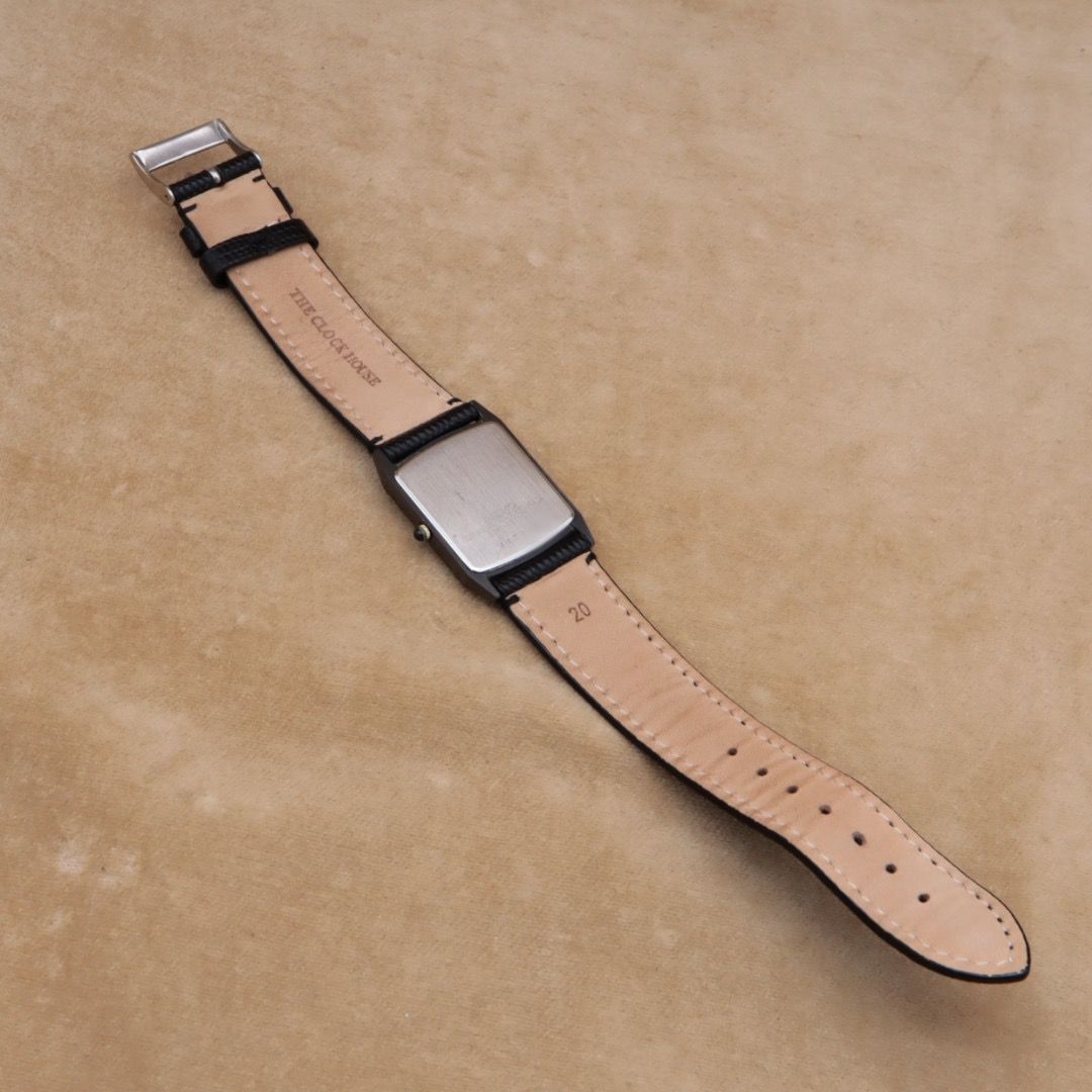 セイコー ドルチェ 9521-5200 SEIKO Dolce ブラック文字盤 グレー
