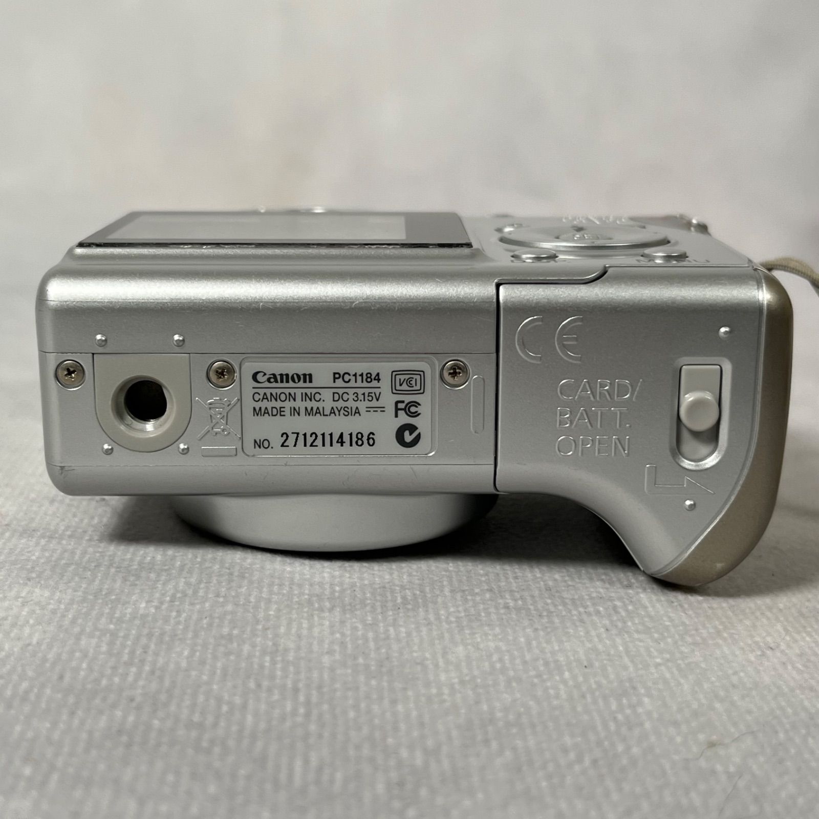 管2603-390】通電確認済☆CANON キャノン PowerShot A530 PC1184