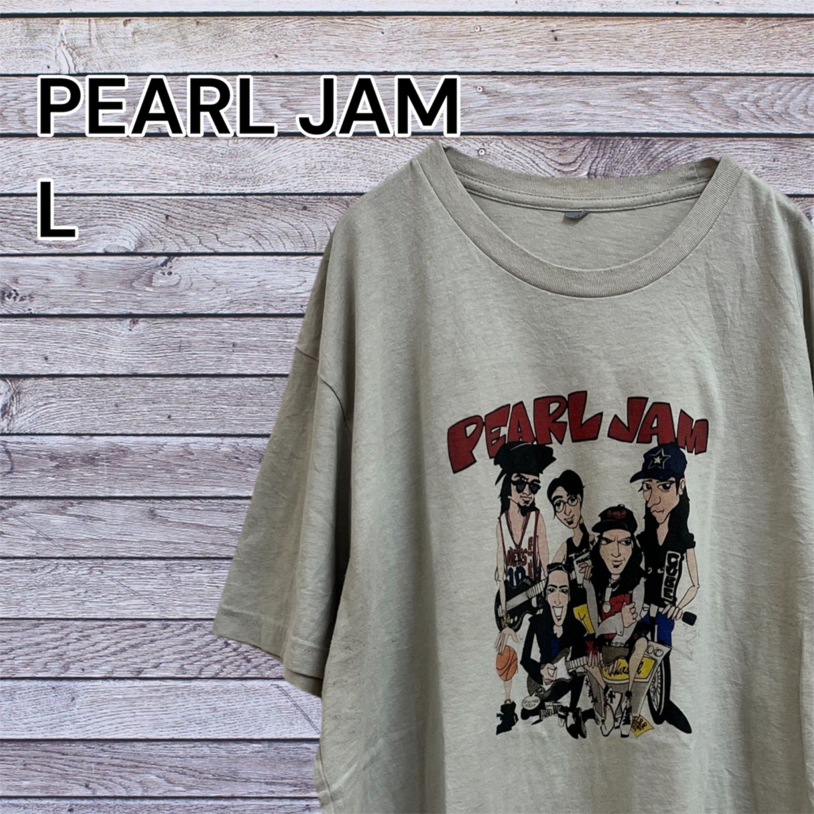 希少】USA古着 PEARL JAM パールジャム バンドTシャツ キャラクター 