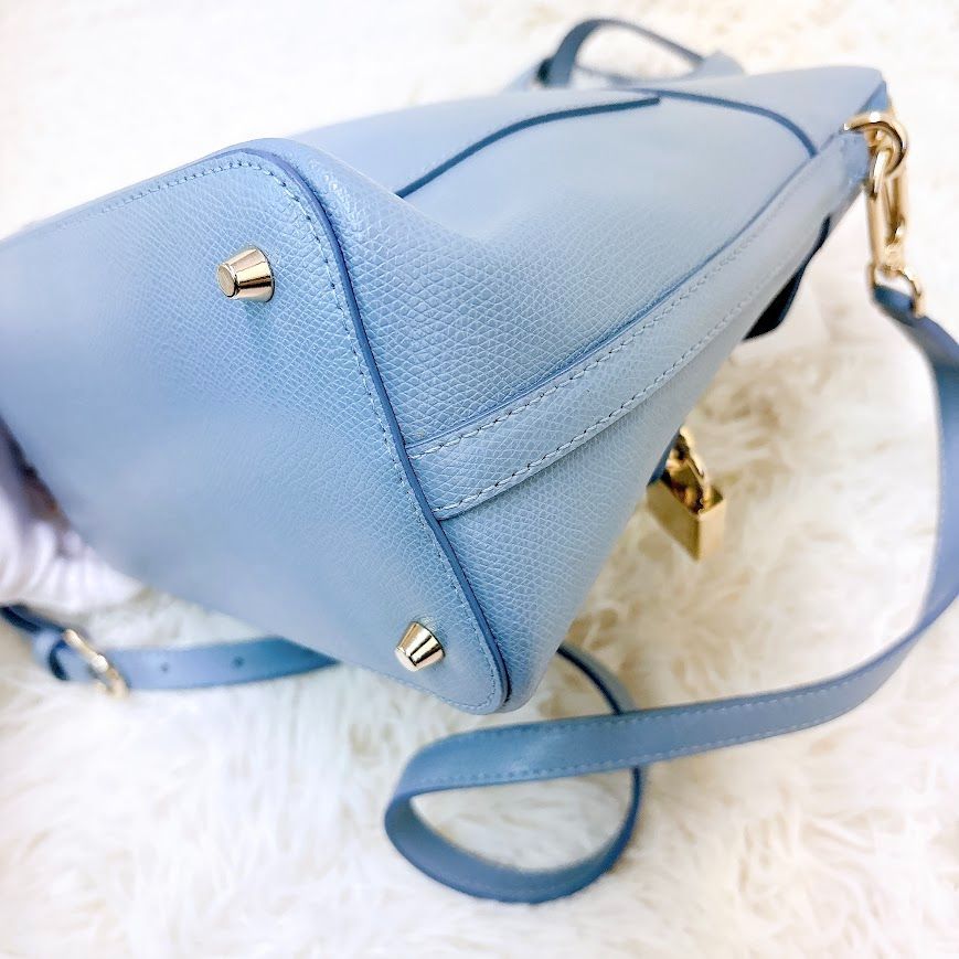 フルラ ハンドバッグ パイパー レザー 美品 フルラ レザー 2WAY 