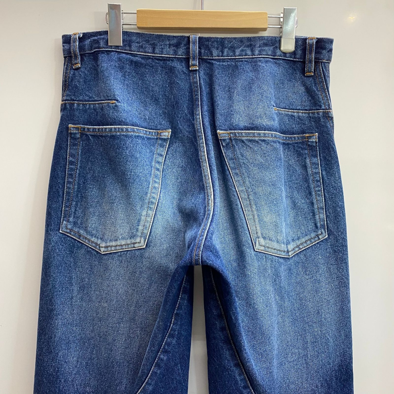 ネヴァーフォーゲット NVRFRGT 別注 3D TWISTED WIDE LEG JEANS 