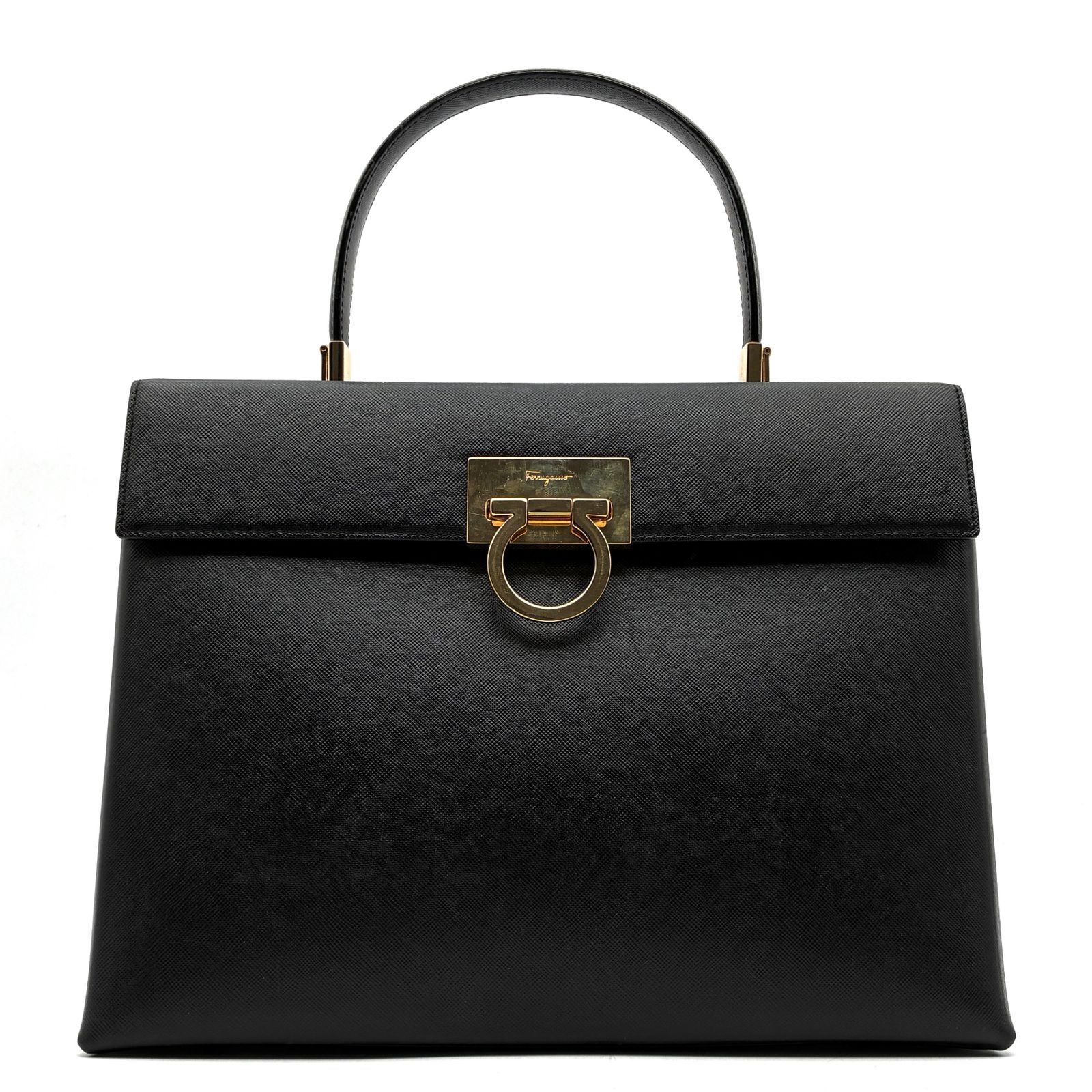 極美品 Salvatore Ferragamo サルヴァトーレフェラガモ ガンチーニ 