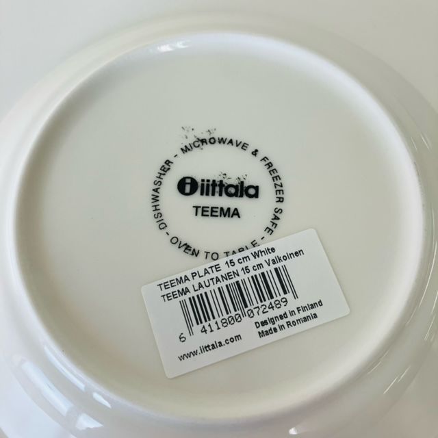  Teema ホワイト食器9枚セット 1144】<<新品未使用>>イッタラ ティーマ 15cm プレート ホワイト 9枚