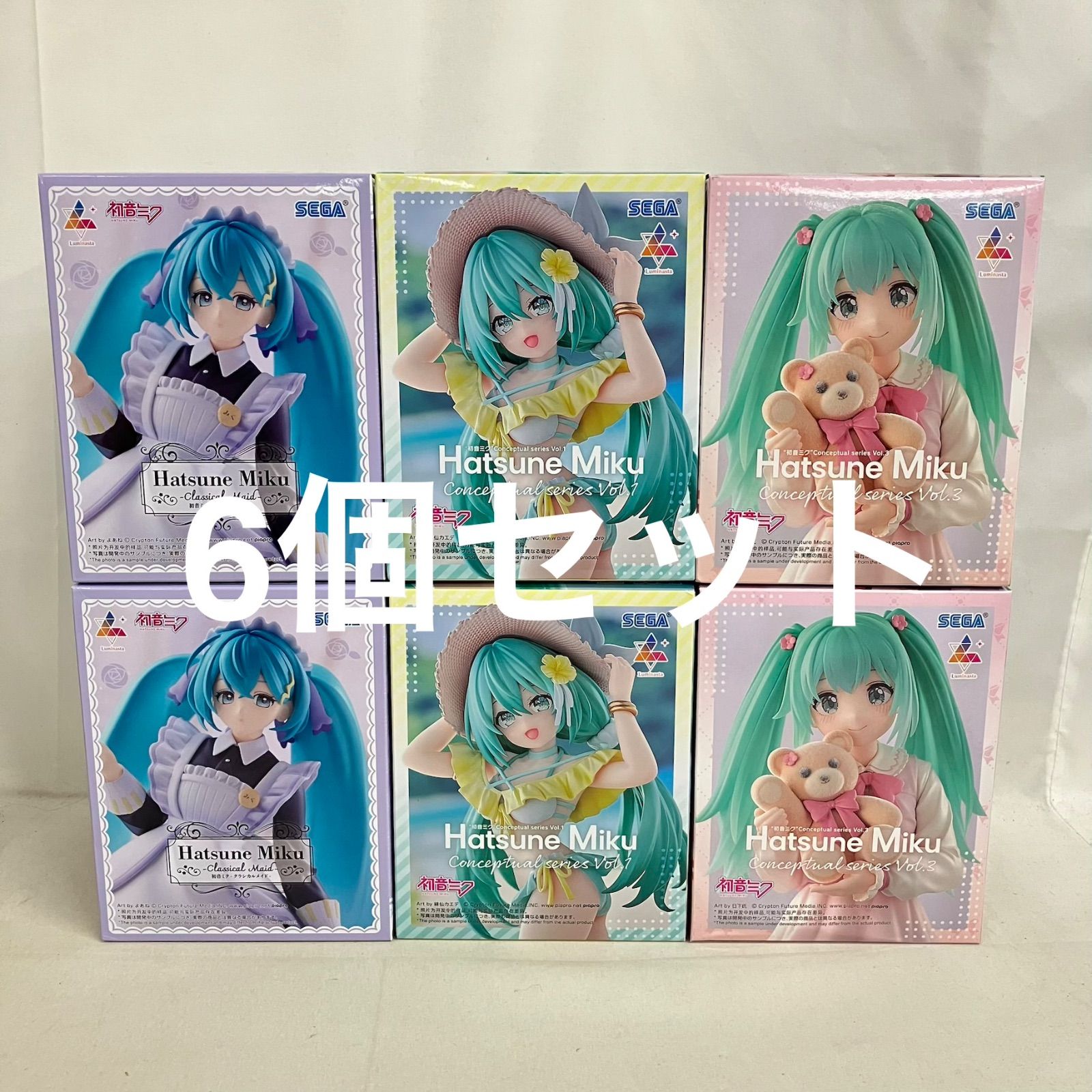 未開封 初音ミク Luminasta フィギュア 6個セット SF4406 c107 - メルカリ