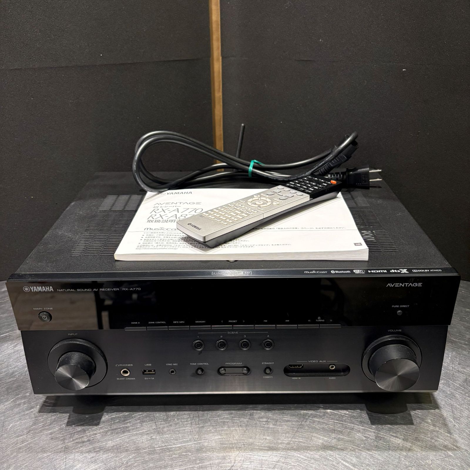 中古品】YAMAHA AVレシーバー RX-A770 動作確認済み 〓 - メルカリ