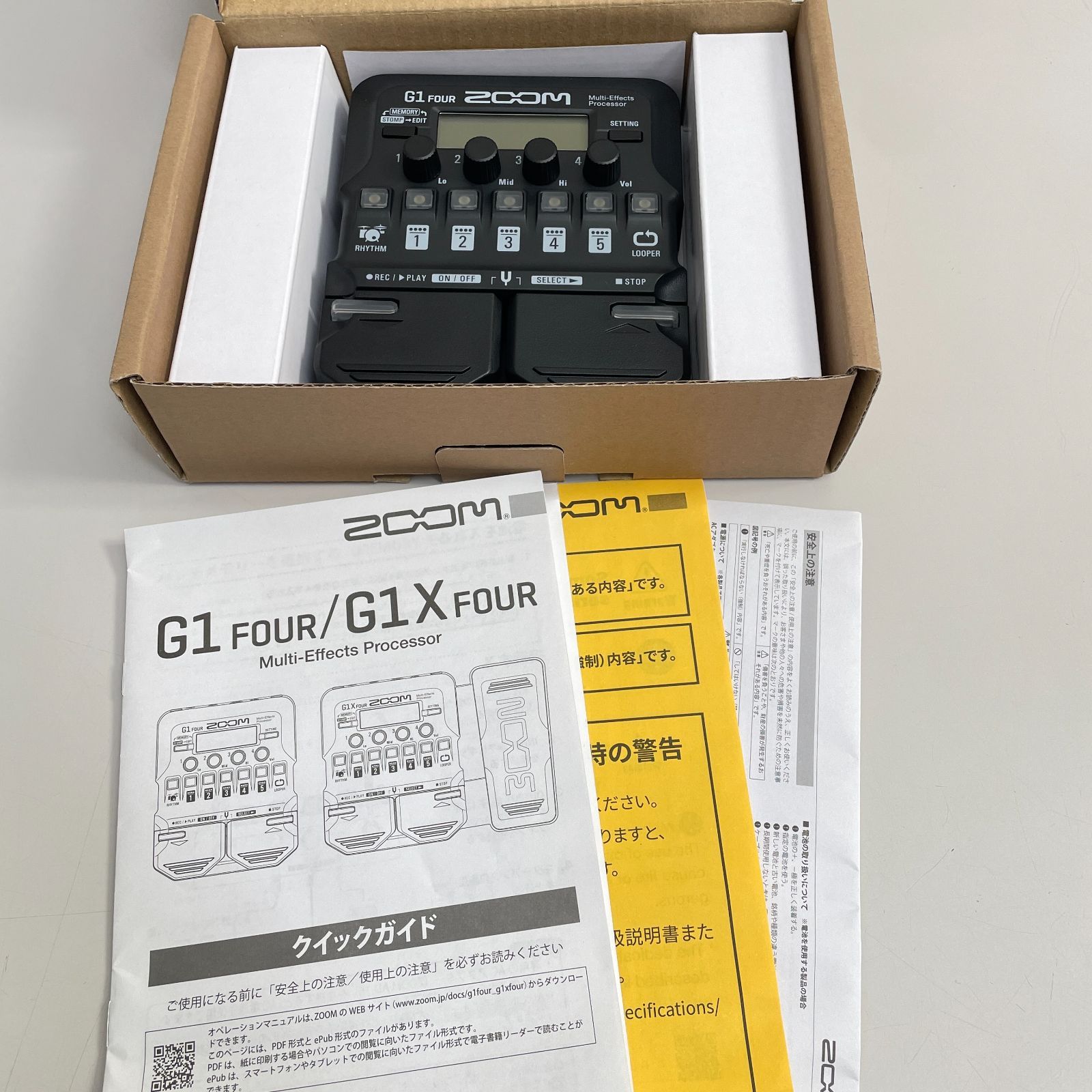 三沢店65-102-0406] ZOOM G1 FOUR マルチエフェクター - メルカリ