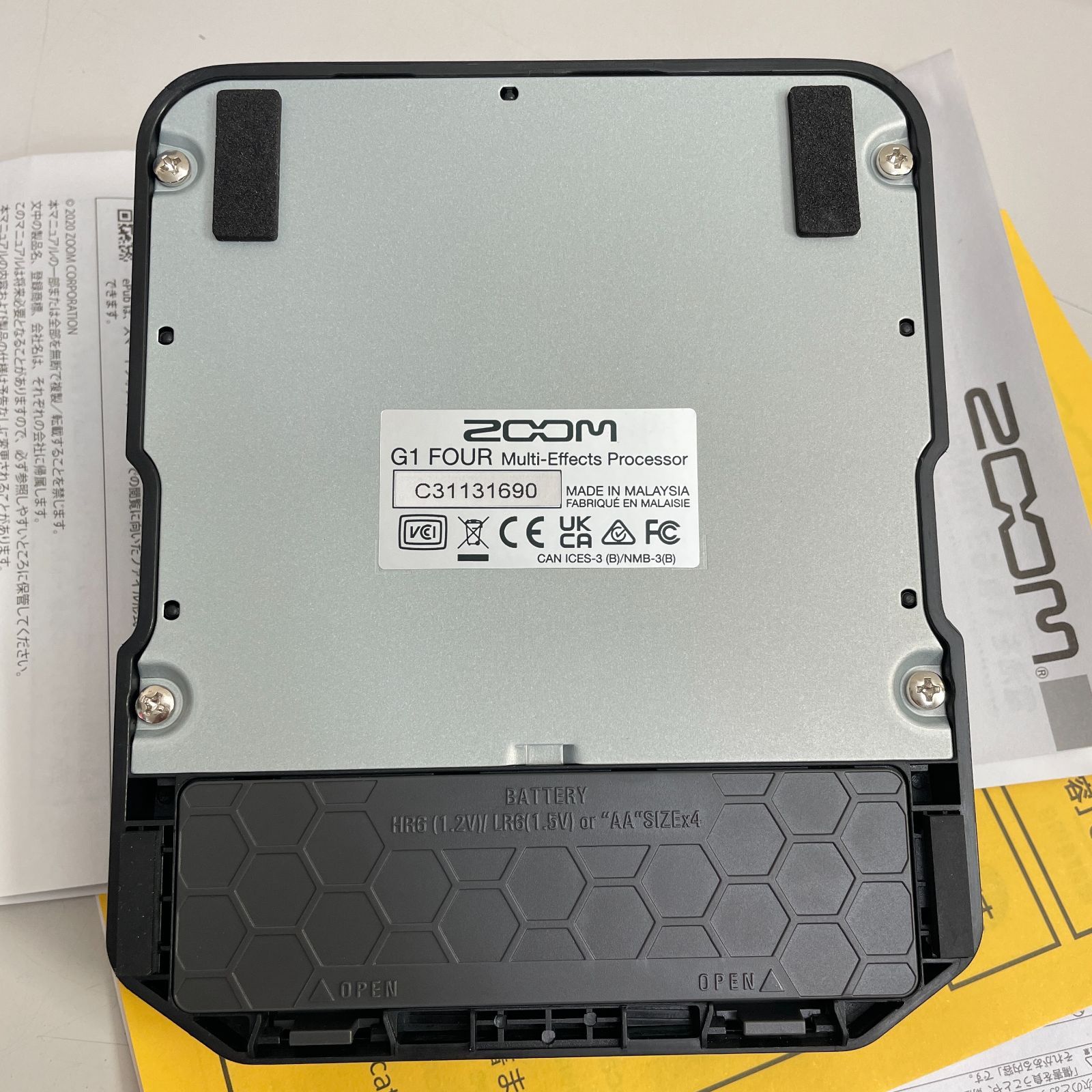三沢店65-102-0406] ZOOM G1 FOUR マルチエフェクター - メルカリ