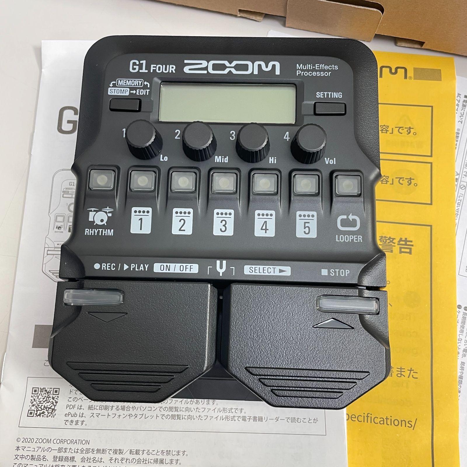 三沢店65-102-0406] ZOOM G1 FOUR マルチエフェクター - メルカリ