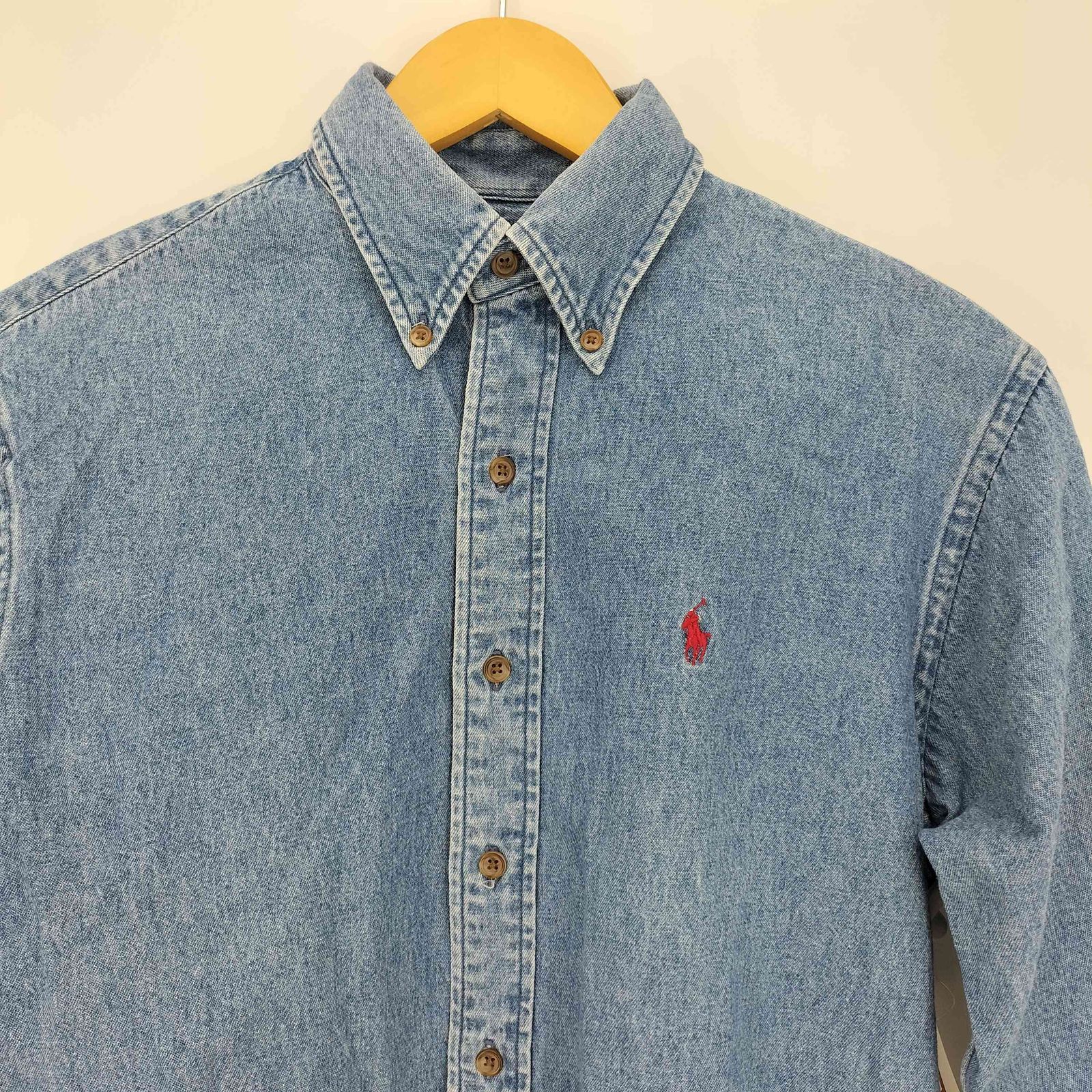 ラルフローレン RALPH LAUREN ポニー刺繍 デニム ボタンダウンシャツ