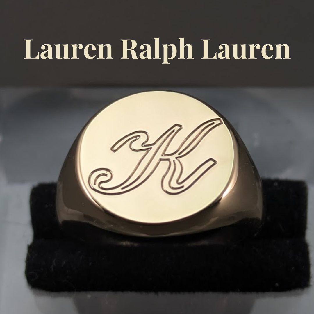 Lauren Ralph Lauren イニシャル K シグネットリング 13号 ラルフ
