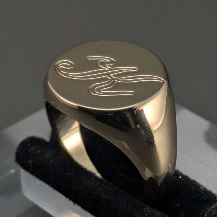 Lauren Ralph Lauren イニシャル K シグネットリング 13号 ラルフ