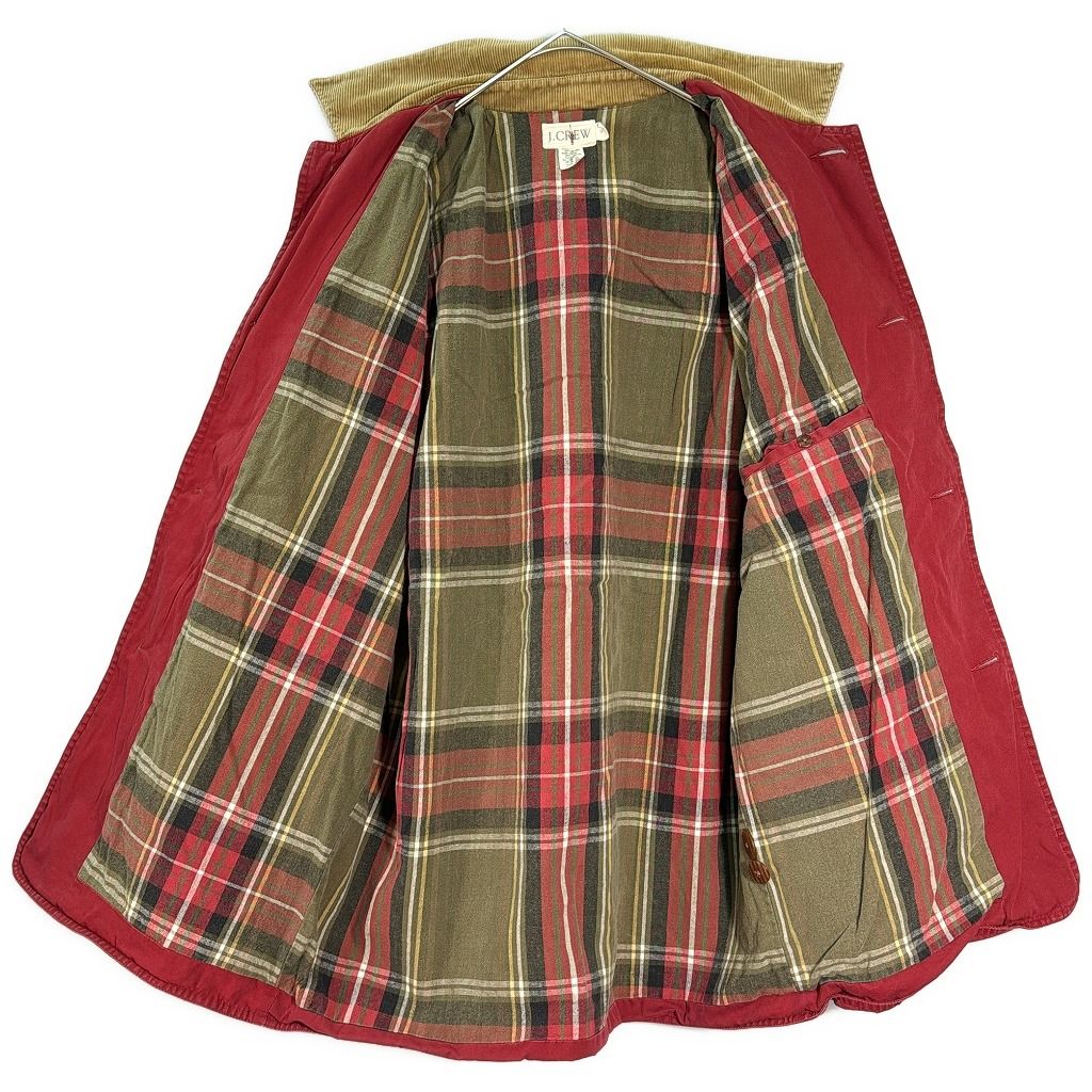 90年代 J.CREW ジェイクルー ハンティングジャケット レッド(メンズ S