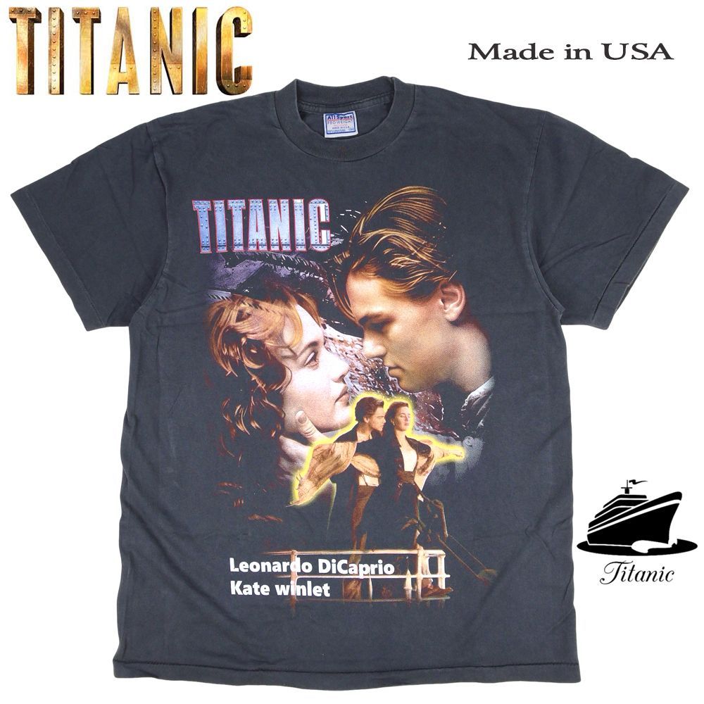 426 TITANIC タイタニック 1997年 ムービー Tシャツ ブラック Lサイズ 