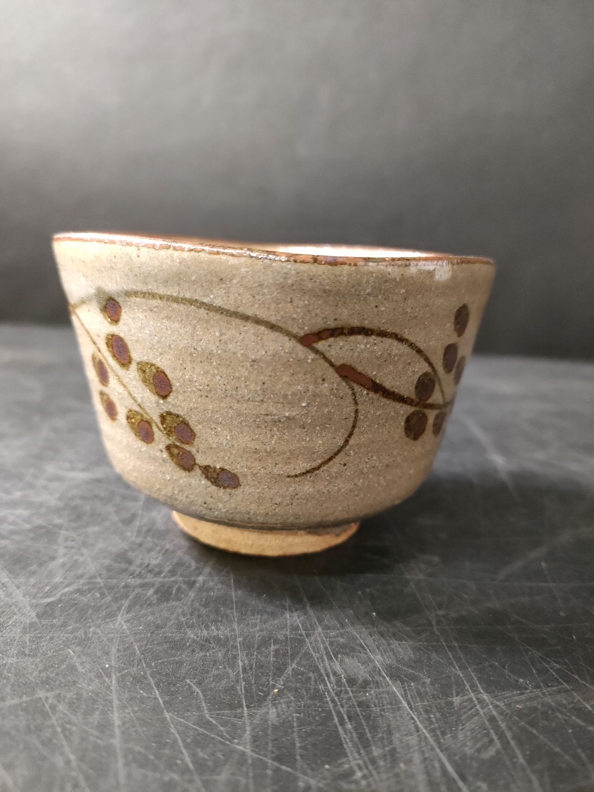 F14-02/三玄窯/唐津焼/中里重利 作/絵唐津向付 6客/共箱/骨董 F14-02/三玄窯/唐津焼/中里重利 作/絵唐津向付 6客/共箱/骨董