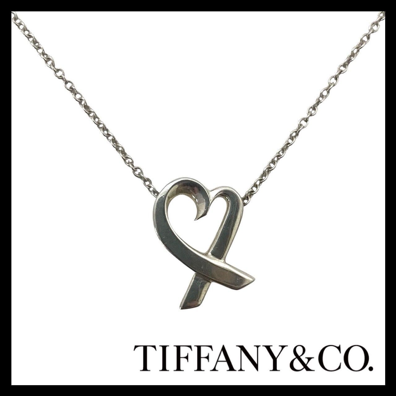 TIFFANY&Co.】ラビングハート ネックレス Paloma Picasso/パロマピカソ