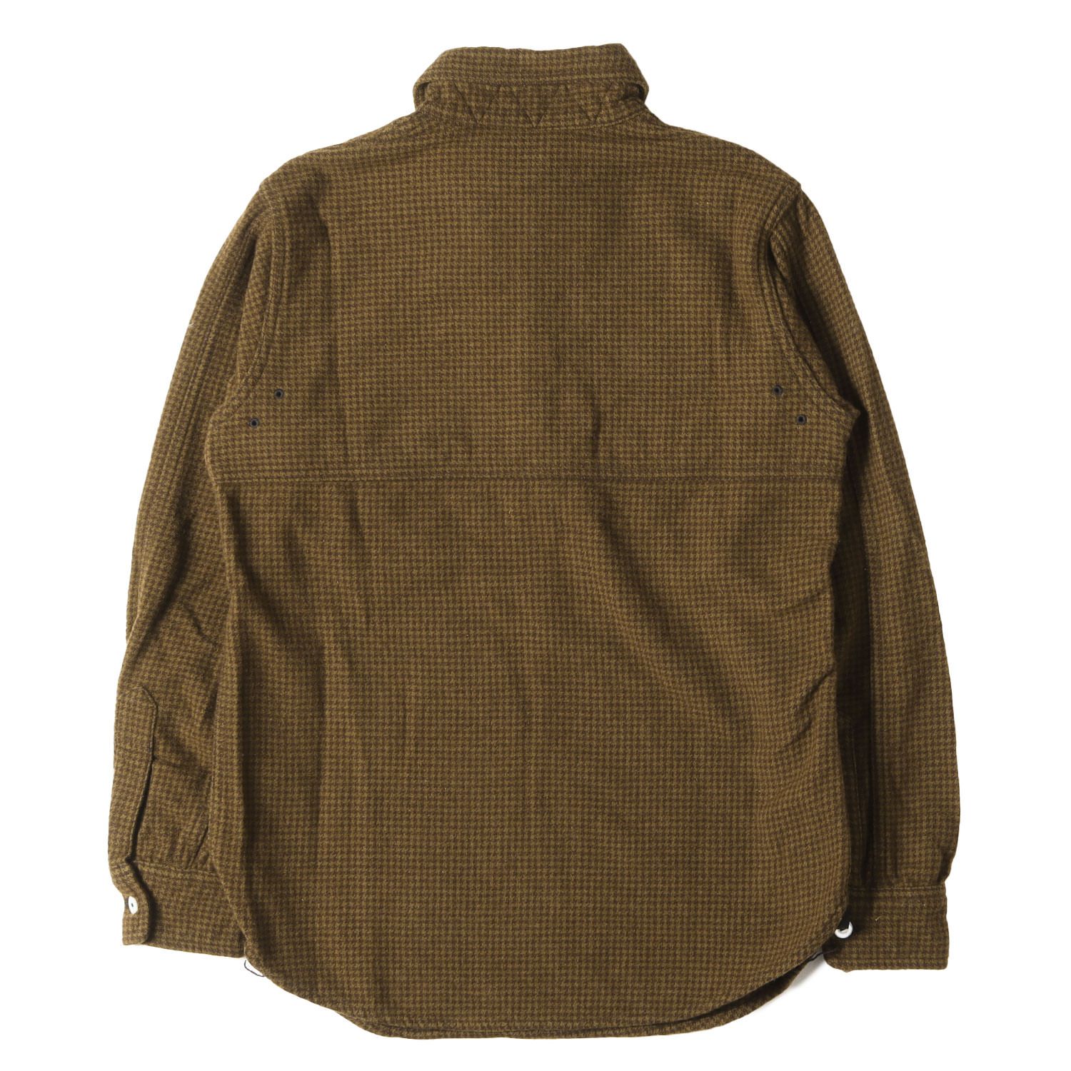 FREEWHEELERS フリーホイーラーズ シャツ オリーブ ブラウン サイズ:14