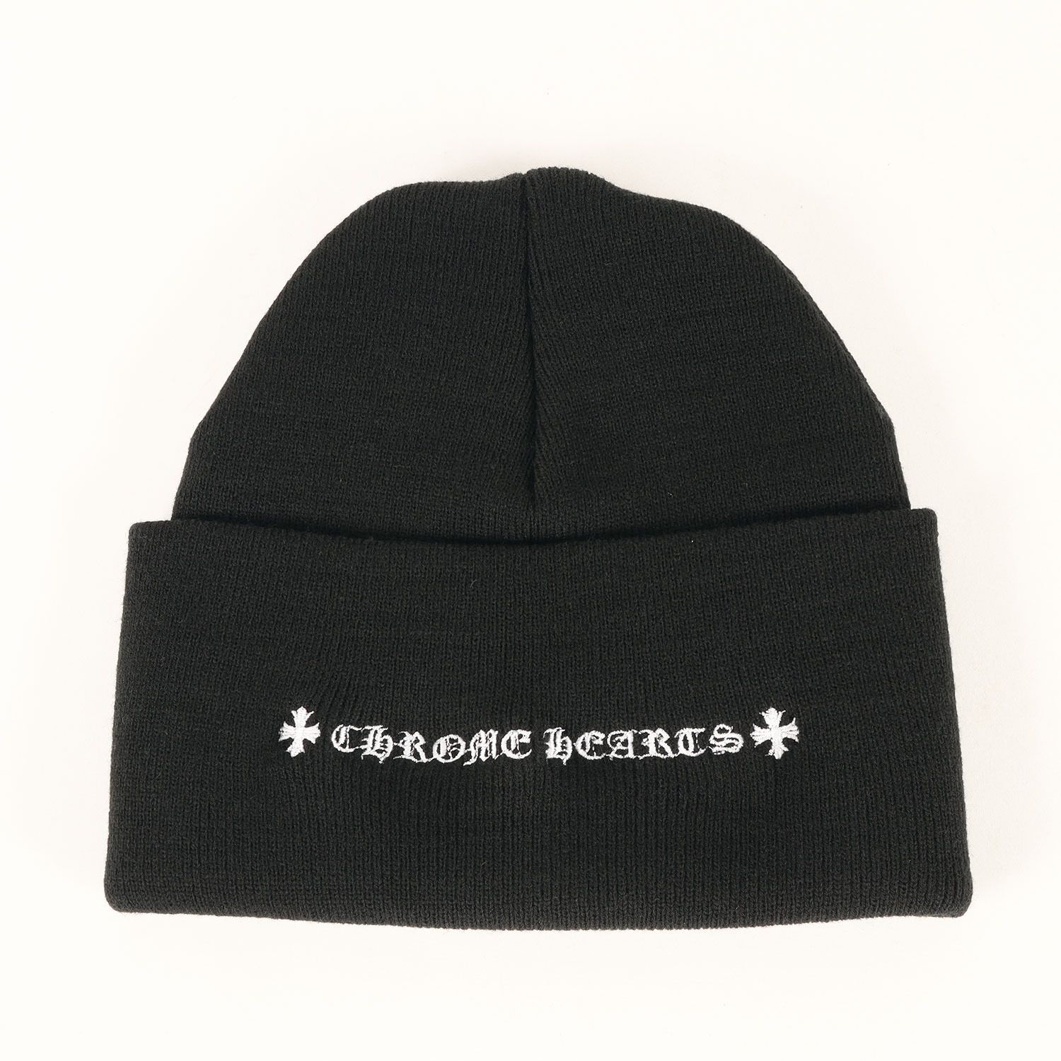 新品】CHROME HEARTS クロムハーツ ビーニー ブラック 黒 サイズ 新品】CHROME HEARTS クロムハーツ ビーニー ブラック 黒 サイズ