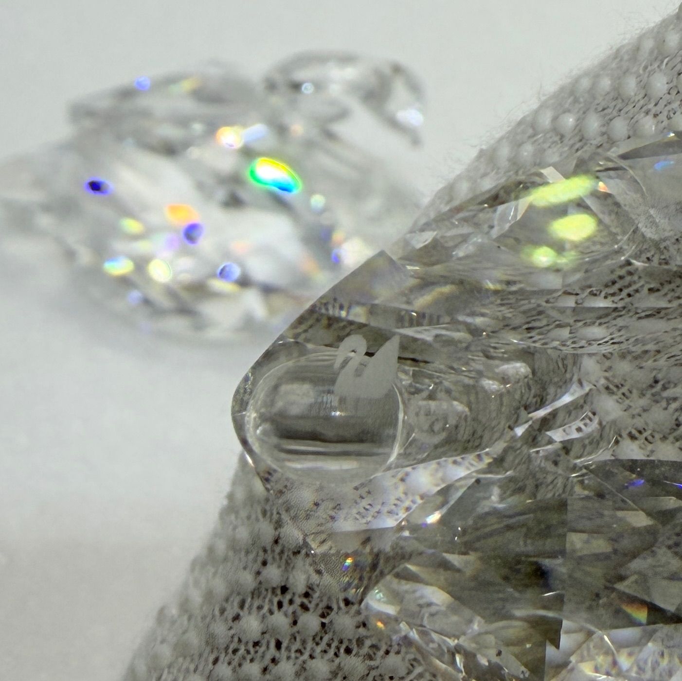 Swarovski スワロフスキー スワン（白鳥） 2個セット クリスタル置物