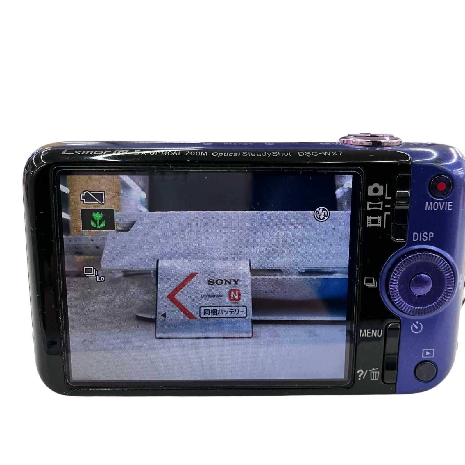 SONY Cyber-shot DSC-WX7 パープル デジカメ 動作確認済み 【公式通販】