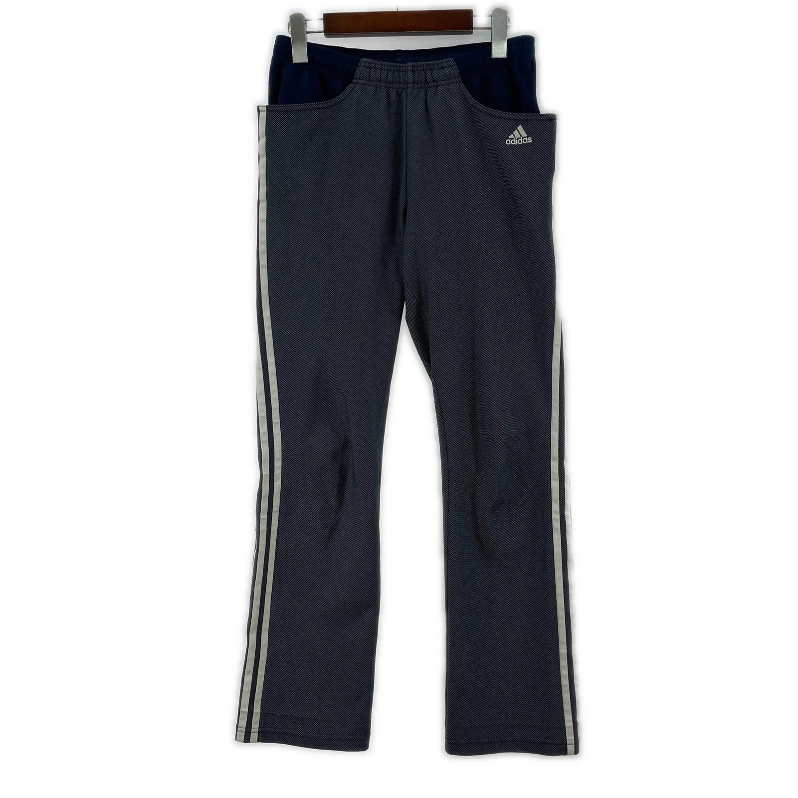 adidas アディダス トラックパンツ sizeM/ネイビー系 - メルカリ