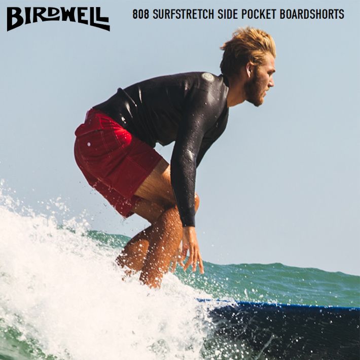 ボードショーツ BIRDWELL ”808 SURFSTRETCH SIDE POCKET BOARDSHORTS
