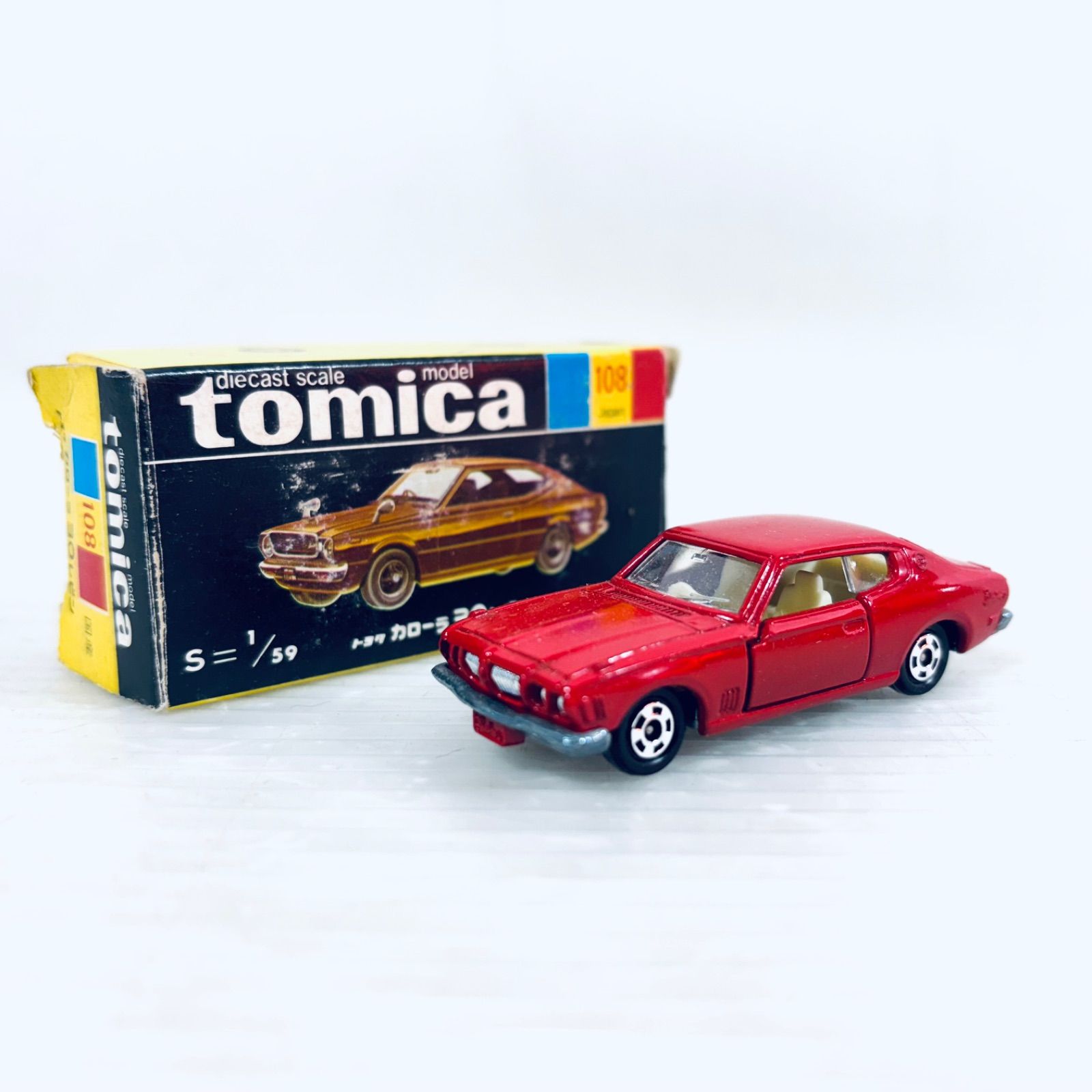 希少品】tomica トミカ 黒箱 トヨタ カローラ30 レビン S＝1/59 当時物