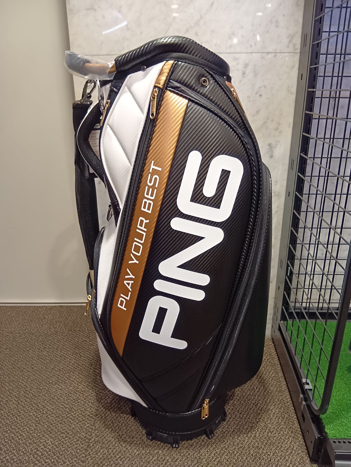Cb 【新品未使用】PING ピン CB-U2502 ソフトPU 9.5型 キャディバッグ 