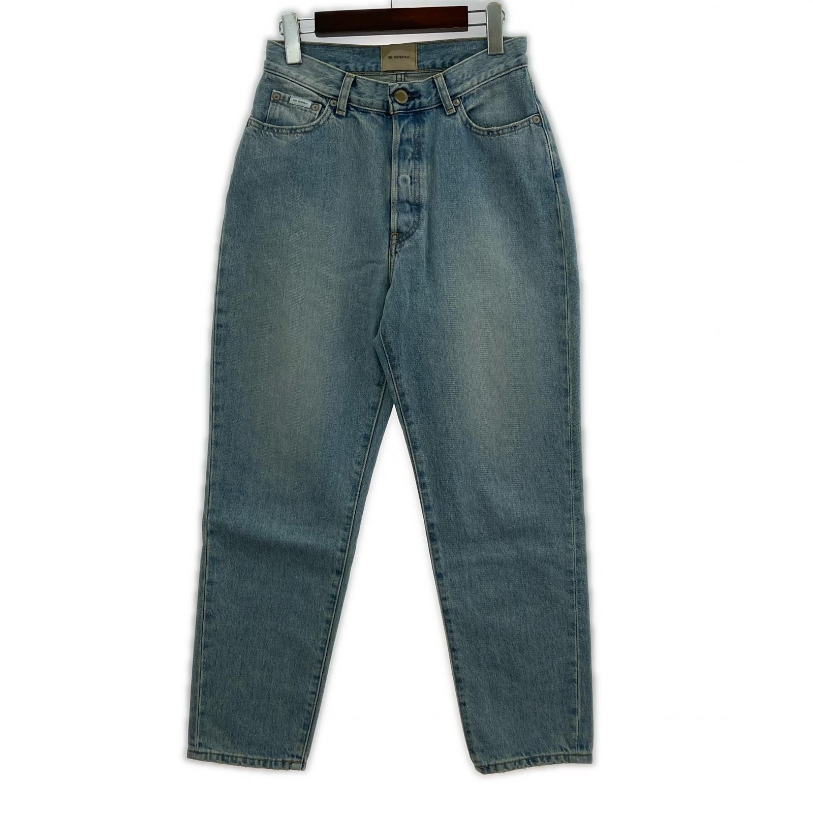 【SHISHIKUI】極美品 EASY JEANS 34 デニムパンツ THE SHISHIKUI ザシシクイ EAZY JEANSデニムパンツ size34/ライト