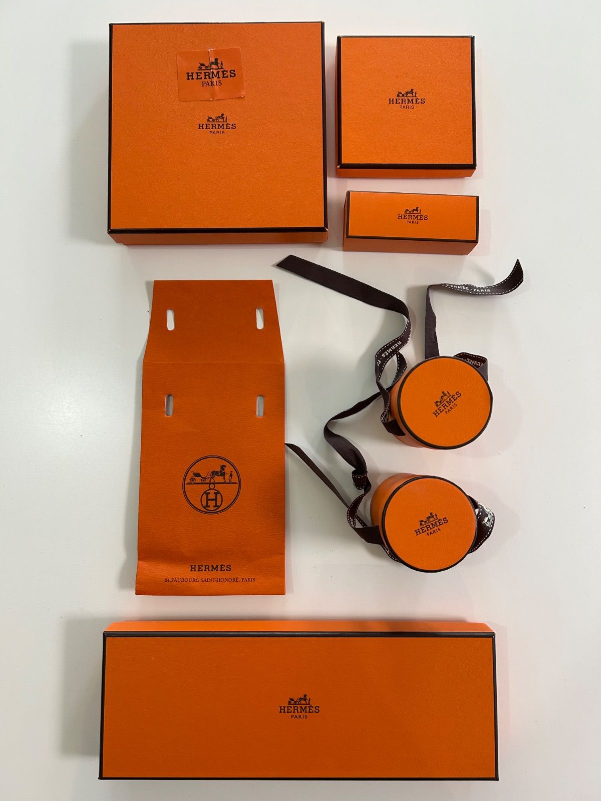 HERMES エルメス 空き箱（空箱）BOX ボックス、紐、カード、袋まとめ