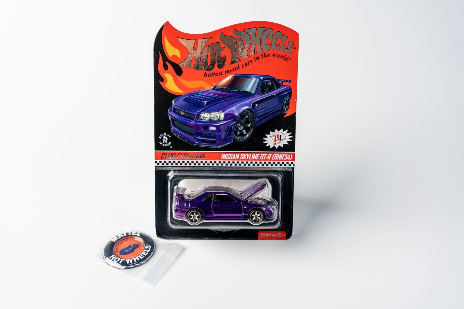 Hot Wheels - RLC Nissan Skyline GT-R BNR34 Purple- USパッケージ - 1/64