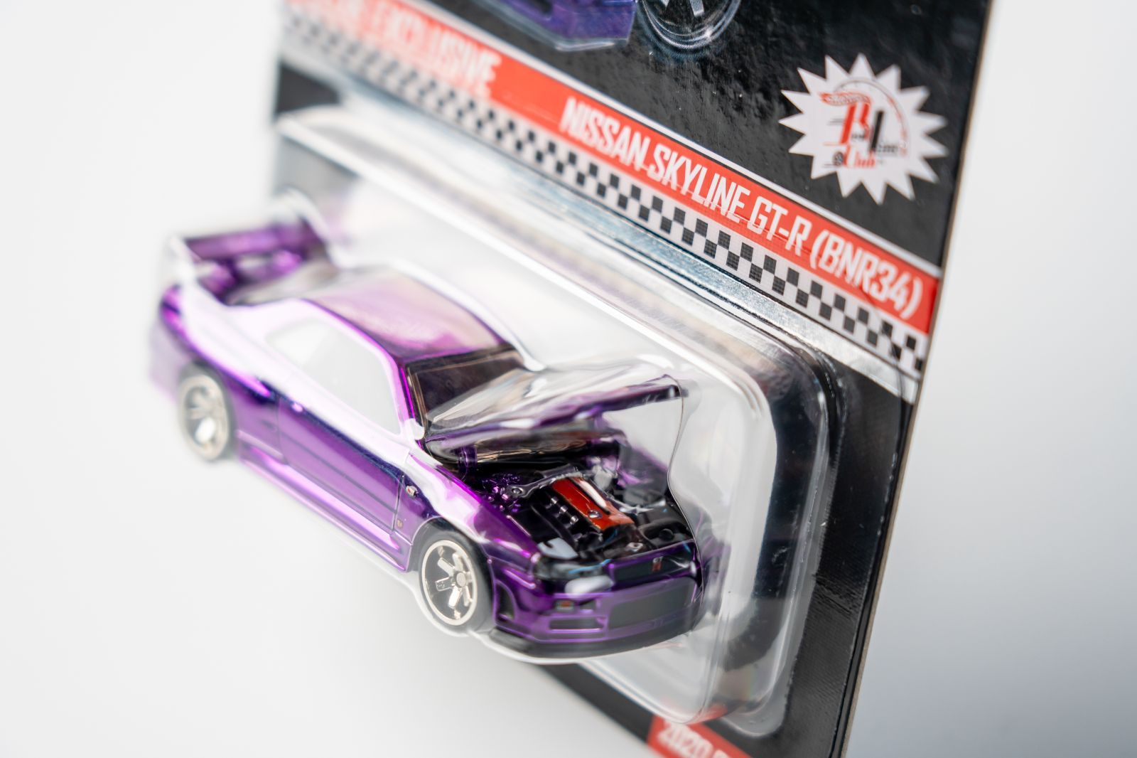 Hot Wheels - RLC Nissan Skyline GT-R BNR34 Purple- USパッケージ - 1/64