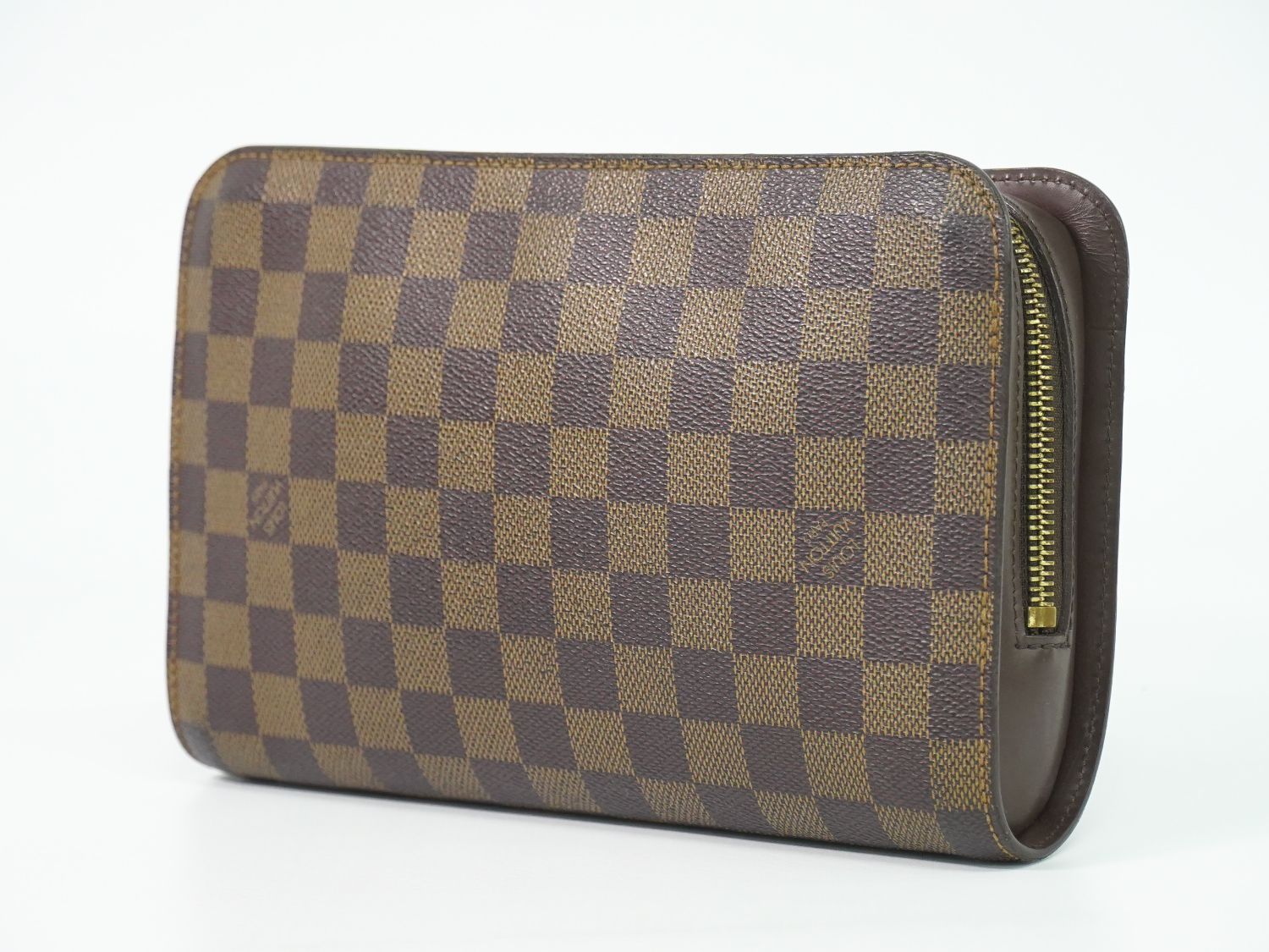 本物 ルイヴィトン LOUIS VUITTON LV サンルイ ダミエ エベヌ クラッチ 