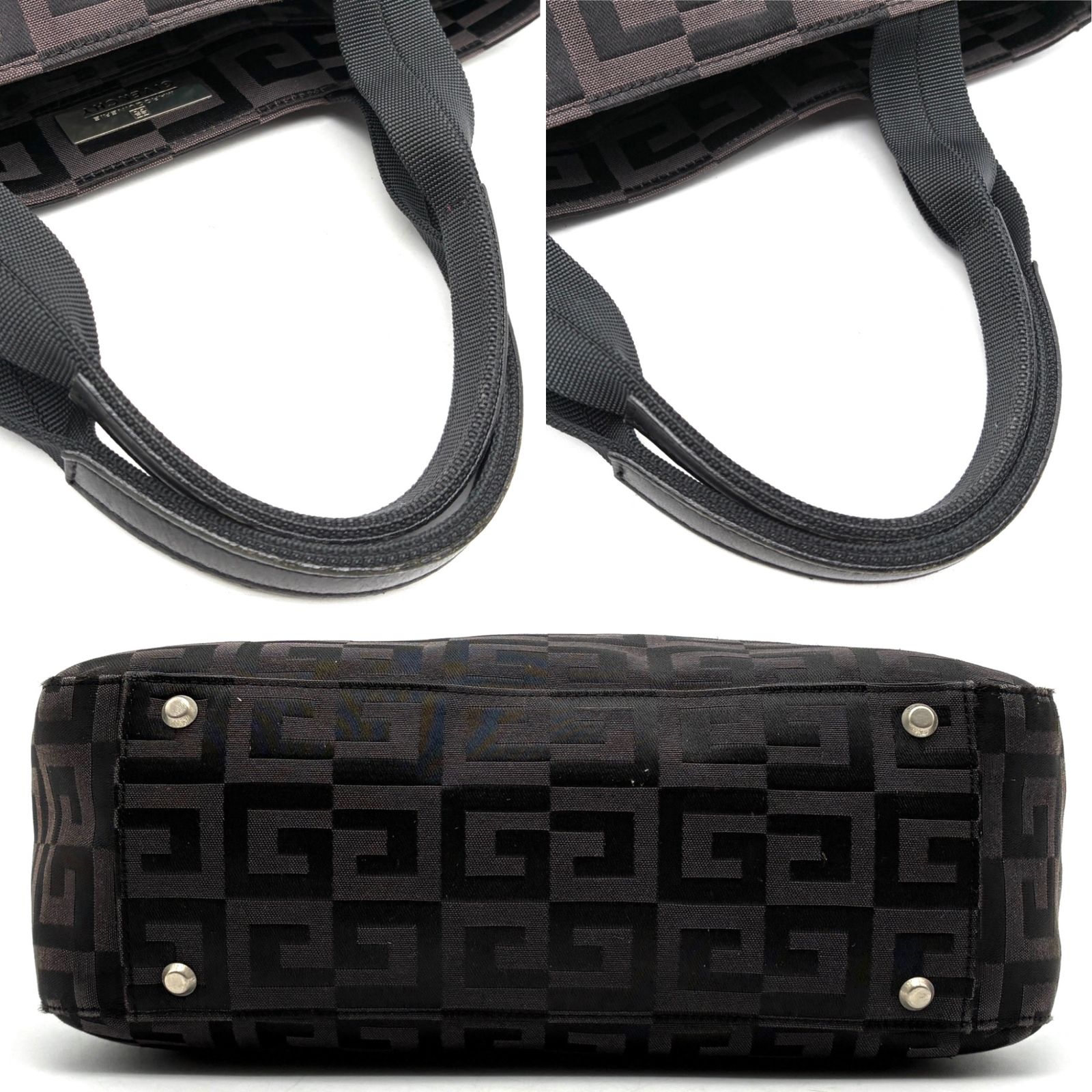 美品 GIVENCHY ジバンシィ Gモノグラム 総柄 トートバッグ キャンバス 