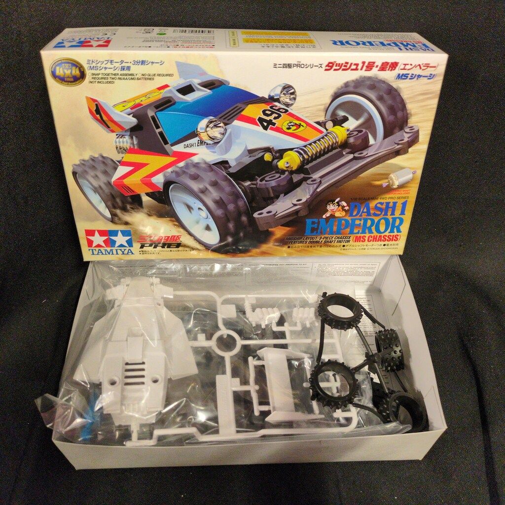 タミヤ1/10 ダッシュ 1号 エンペラー プロポセット未走行 タミヤ ミニ四駆PRO ダッシュ1号 皇帝(エンペラー) (MSシャーシ) 18625