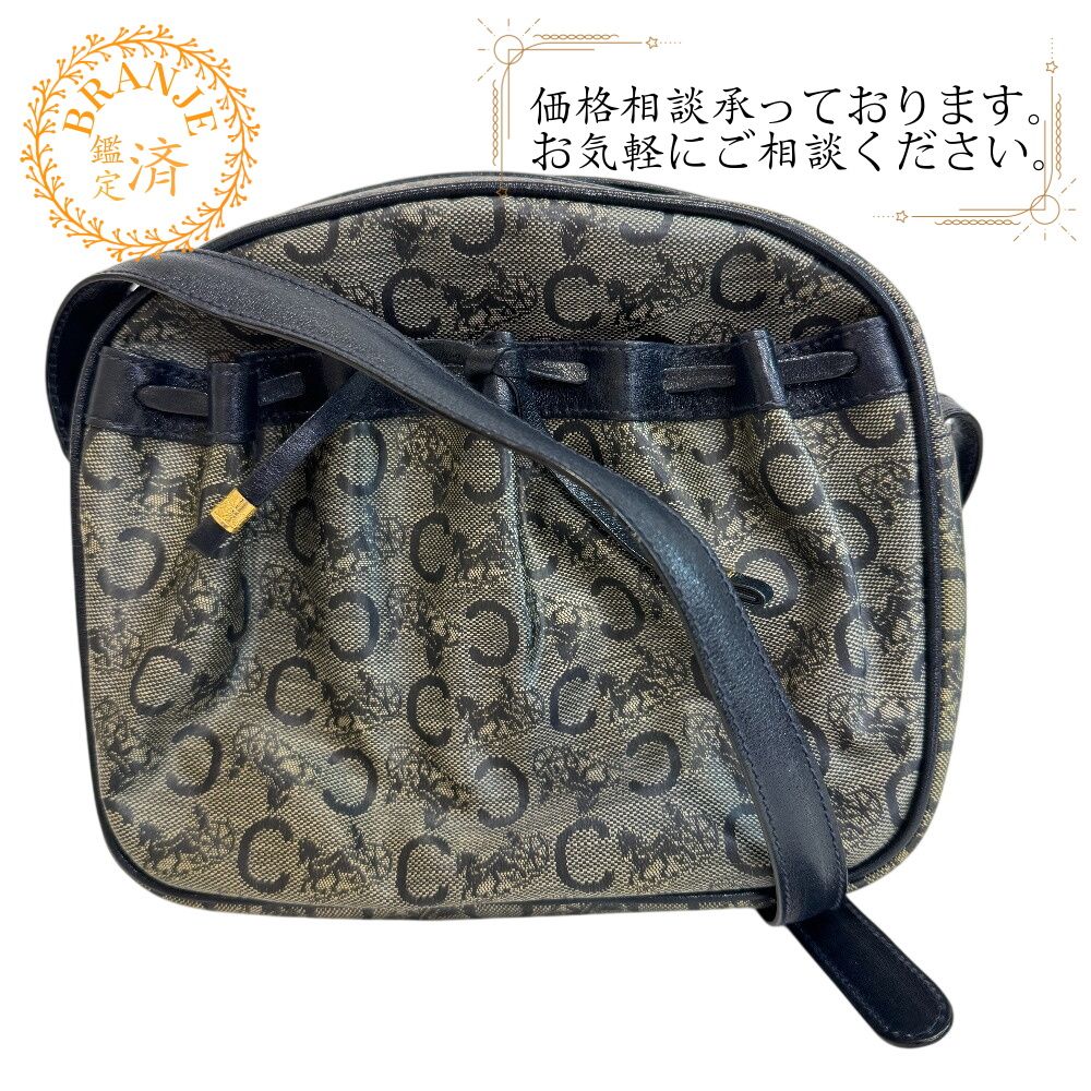 CELINE セリーヌ C馬車柄 ポシェット ヴィンテージ サルキー PVC