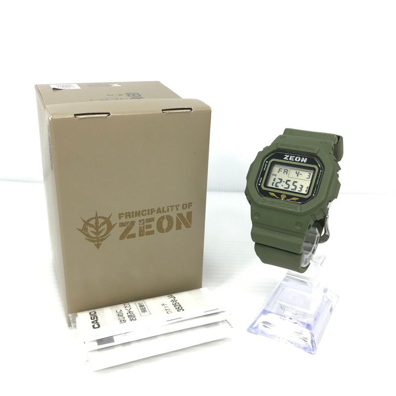 中古品】G-SHOCK ジーショック × GUNDAM ガンダム ZEON FORCES DW 
